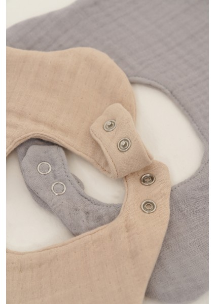 2'li Organik Pamuk 8 Katlı Multi Müslin Çiçek Model 3 Bebek Önlük , Salya ve Mama Önlüğü fiyatları