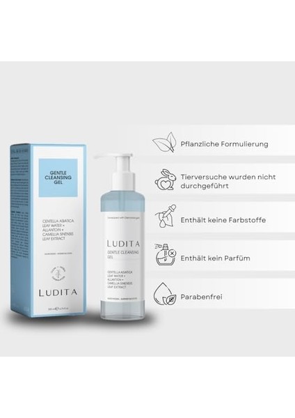 Ludita Hassas Ciltler Için Arındırıcı Yüz Yıkama Jeli modelleri