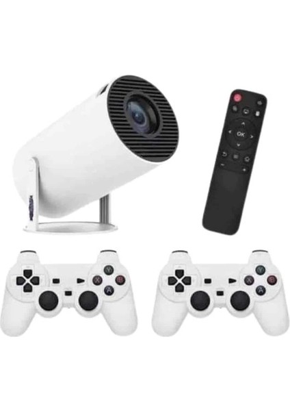 Bfs 4K Wireless Çift Kollu Kumandalı Oyun Projeksiyonu Retro Video Oyunu modelleri