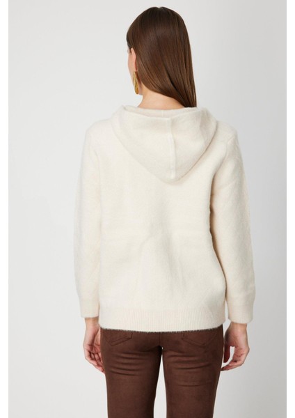 60936 Onteks Hırka Fermuarlı Kapşonlu modelleri