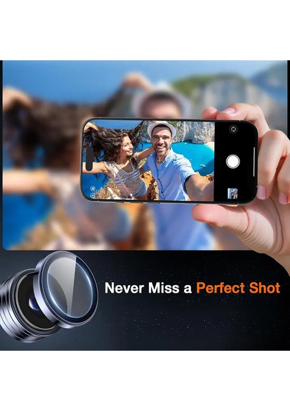 Iphone 17 Pro Max Abis Lacivert Safir Kamera Koruyucu Lens Antisitatik Tam Koruma Darbelere Karsı Koruma