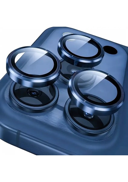 Iphone 17 Pro Max Abis Lacivert Safir Kamera Koruyucu Lens Antisitatik Tam Koruma Darbelere Karsı Koruma