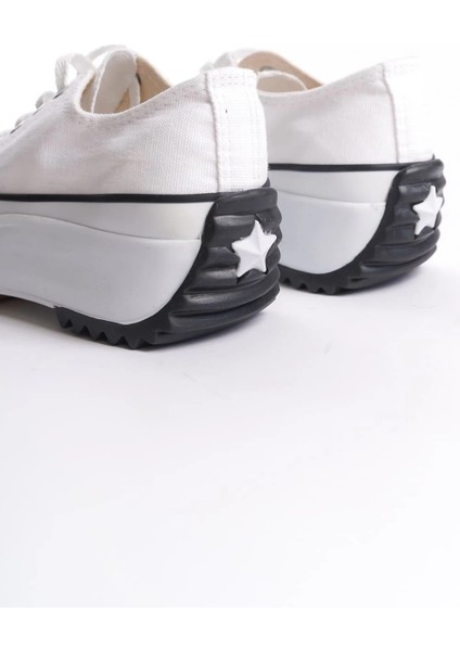 Parıs Bağcıklı Ortopedik Taban Kadın Sneaker Spor Ayakkabı Tbt - Beyaz indirimleri