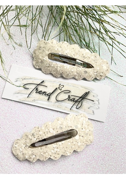 Glitter Payet Parlak Çıtçıtlı 2’li Toka modelleri