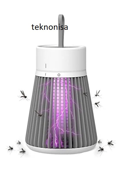 Sivri Sinek Uçan Haşere Yakalama Cihazı Kamp Bahçe 5WATT Uv Tutucu Yokedici Cızz Şarjlı Elektrikli