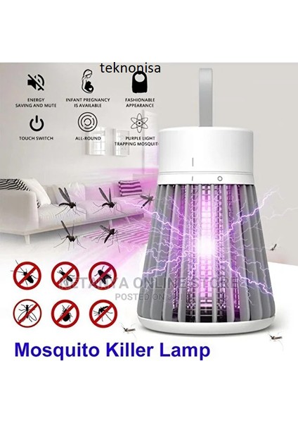 Sivri Sinek Uçan Haşere Yakalama Cihazı Kamp Bahçe 5WATT Uv Tutucu Yokedici Cızz Şarjlı Elektrikli fiyatları