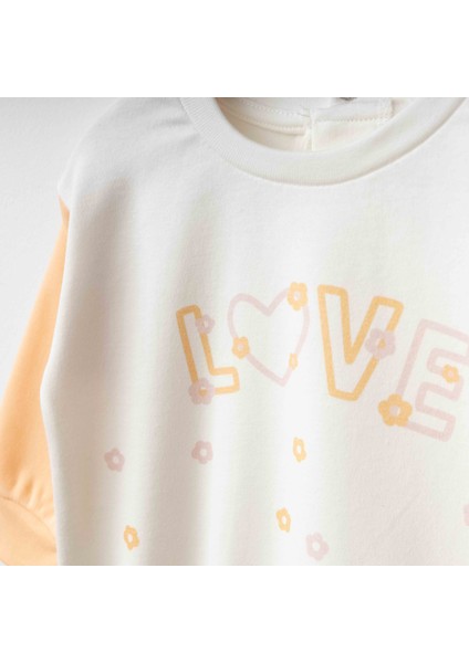 %100 Organik Pamuk Gots Sertifikalı Love Bebek Takım fiyatları