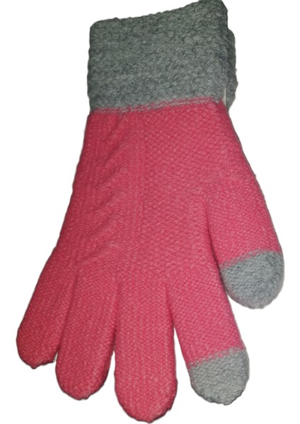 Kız Çocuk Örme Eldiven 6-12 Yaş