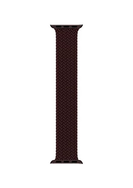 Series 5 44MM Için Kordon, (Medium Size, 147MM) Braided Tek Ilmik Kayış Koyu Bordo [ Series 5 44MM ile Uyumlu Kordon - Kayış - Koyu Bordo] modelleri