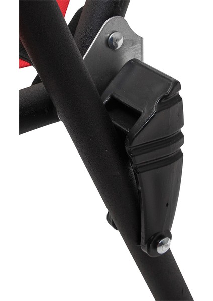 Litea 4 Adet Kamp Sandalyesi Katlanır Piknik Sandalye ve Bardaklık Kırmızı