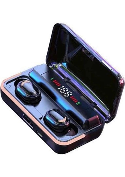 Bfs Bluetooth Kulaklık Dijital Şarj Göstergeli Powerbankli Bass Özellikli Kablosuz Kulakiçi 5.1 Mikrofonlu indirimleri