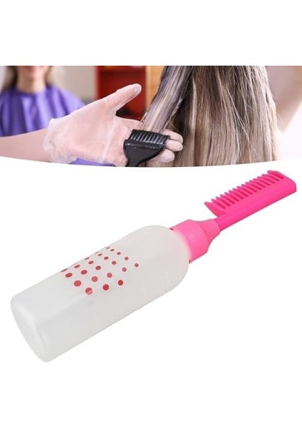 Orret Home 170 ml Hazneli Saç Boyama Tarağı – Doldurulabilir Plastik Aplikatör Şişesi, Kuaförler Için Pratik Boya Uygulama Tarağı, Saç Boyası Şişesi-Pratik Saç Boyama Aparatı-Asorti Renk (Yan Tarak)