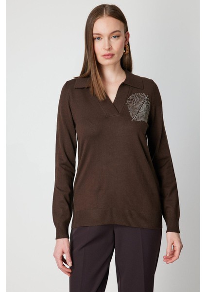 65334 Onteks Kazak Omzu Yaprak Zincirli