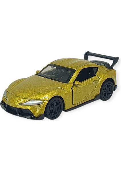 Çek Bırak Metal Küçük Arabalar 8 cm - 6411A-13 - Altın
