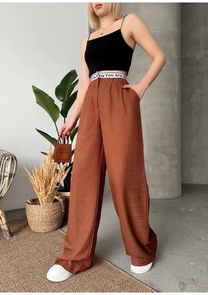 Mtxdpn Flamlı Kahve Pantolon (Beden: S) modelleri