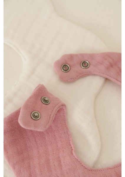 2'li Organik Pamuk 8 Katlı Multi Müslin Çiçek Model Kız Bebek Salya ve Mama Önlüğü, Fular fırsatları