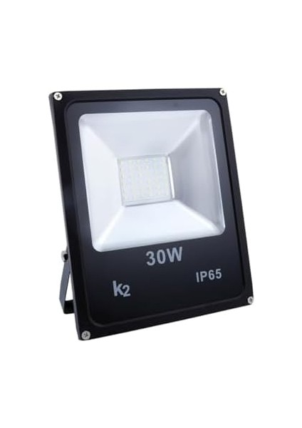 30W Slim Döküm Smd LED Projektör 6500K Beyaz Işık modelleri