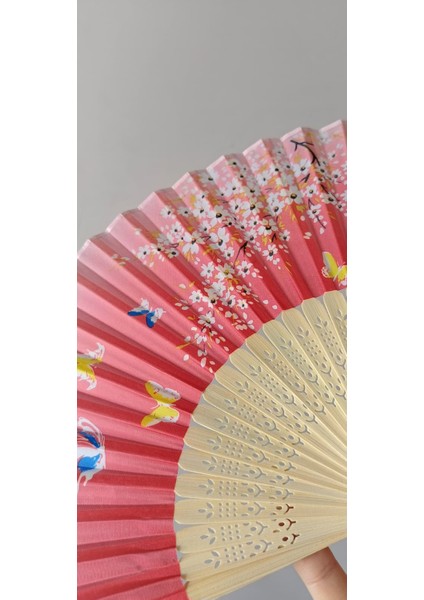 Japon Zerafeti Serisi – Sakura No Yume Ahşap Yelpaze fırsatları