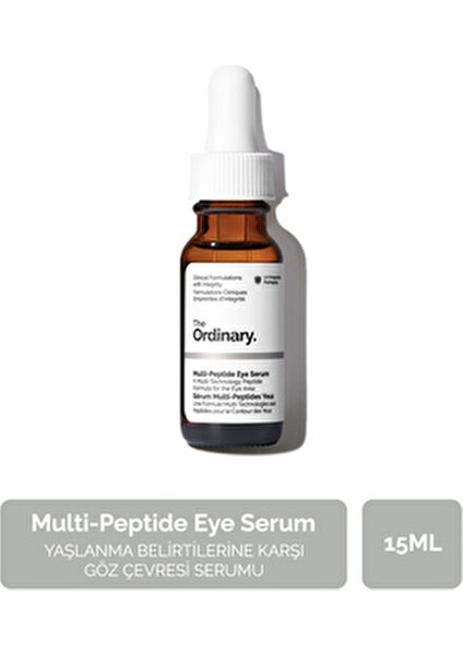 Multi-Peptide Göz Serumu 15ML Kırışıklık ve Koyu Halkalara Karşı Etkili fırsatları