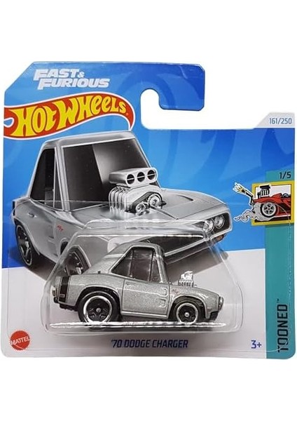 - ´70 Dodge Charger - Tooned 1/5 - HTD86 - Short Card - & Furious - Metalik Gri - 2024 – 1:64 fiyatları