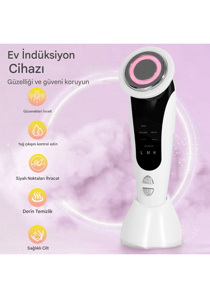 7 Program Boyun ve Yüz Germe Sarkma Kırışıklık Ems Güzellik ve Yüz Germe Masaj Cihazı