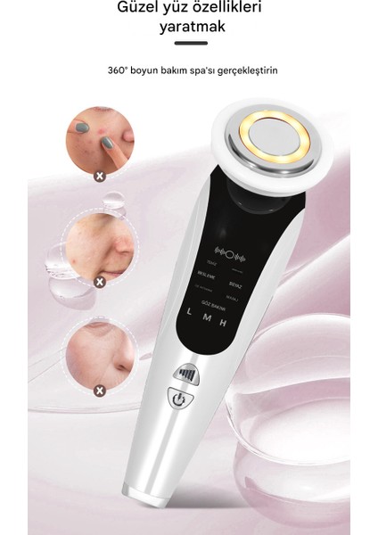 7 Program Boyun ve Yüz Germe Sarkma Kırışıklık Ems Güzellik ve Yüz Germe Masaj Cihazı fırsatları