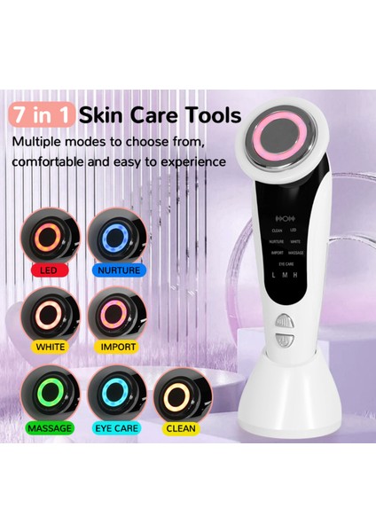 7 Program Boyun ve Yüz Germe Sarkma Kırışıklık Ems Güzellik ve Yüz Germe Masaj Cihazı