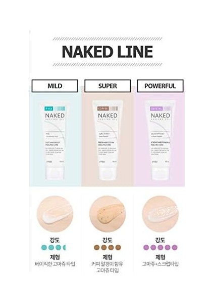 A&apos;pıeu Elmas Tozu Içeren Arındırıcı Peeling Jel 100ML A&apos;pıeu Naked Peeling Gel (Crystal)