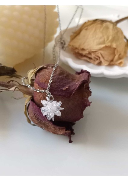 Lotus Çiçeği Çelik Kolye indirimleri