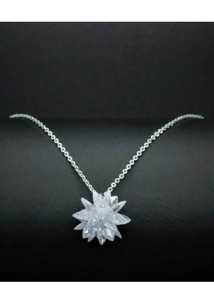 Lotus Çiçeği Çelik Kolye