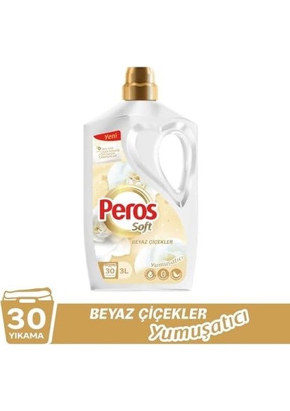 Peros Yumuşatıcı Beyaz Çiçekler 3000 ml fiyatları