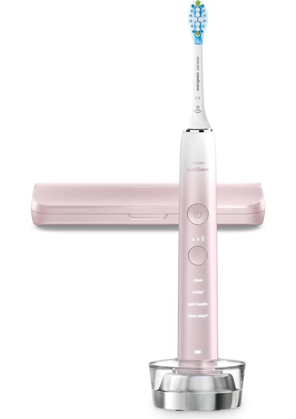 Philips Sonicare Diamondclean 9000 Şarjlı Diş Fırçası, 4 Temizlik Modu, Basınç Sensörü, Seyahat Kabı ve Sonicare Uygulama Desteği, Pembe Geçişli, HX9911/84 fiyatları