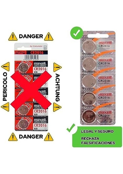 CR-2016 Lityum Pil 5li 4902580131272 modelleri