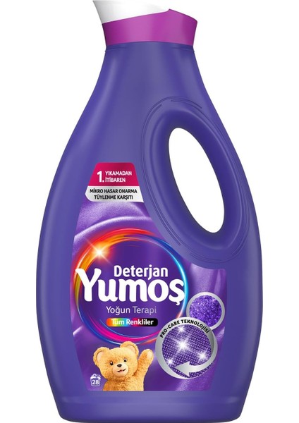 Yumoş Sıvı Deterjan Yoğun Terapi Tüm Renkliler Için 1690 ml modelleri