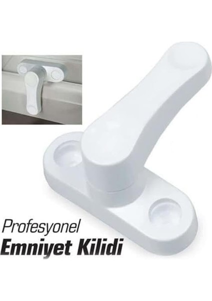 Çekmeli Kilit Plastik Pencere Emniyet Kilidi, Emniyet Kilidi (5 Adet) Beyaz Renk modelleri