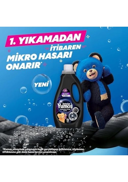 Yumoş Sıvı Bakım Deterjanı Siyah 30 Yıkama 1500 ml