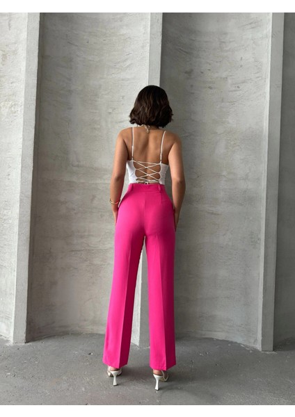 Mtxdpn Palazzo Fuşya Pantolon (Beden: M) fiyatları