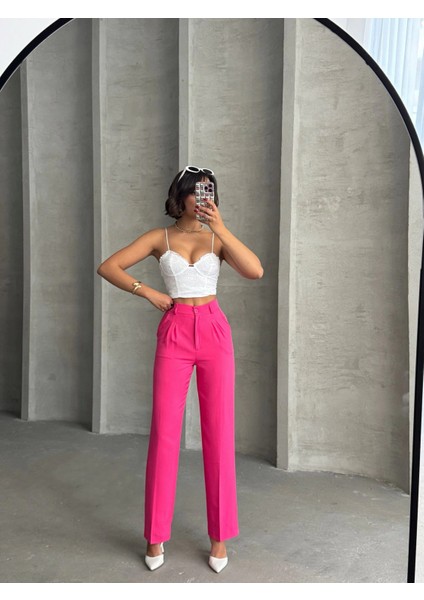 Mtxdpn Palazzo Fuşya Pantolon (Beden: M) fırsatları