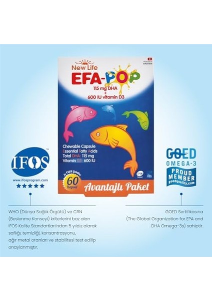 New Life Efa Pop 60 Kapsül