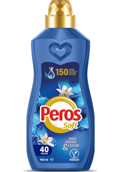 Peros Konsantre Yumuşatıcı Mavi Orkide & Lilyum 960 ml