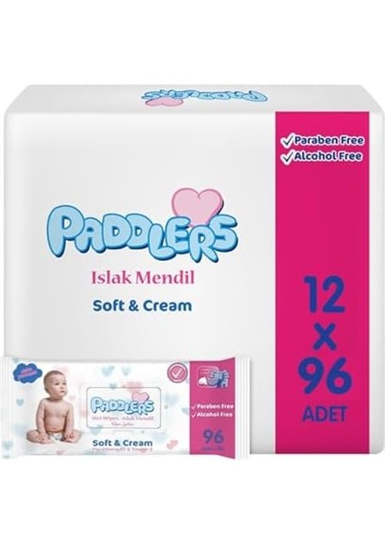 Paddlers Islak Mendil 96X12 Li Koli (1152 Yaprak)