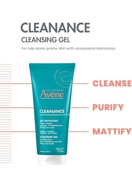 Avene Cleance Gle Nettoyant Yüz Temizleme Jeli 200ML modelleri