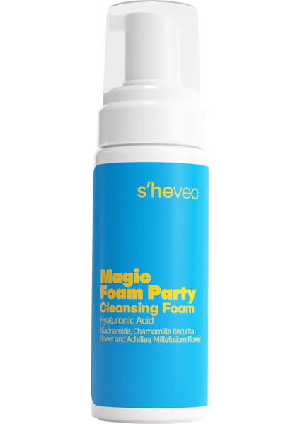 She Vec Magic Foam Party Yatıştırıcı Nemlendirici Etkili Yüz Temizleme Köpüğü (150 Ml) fiyatları