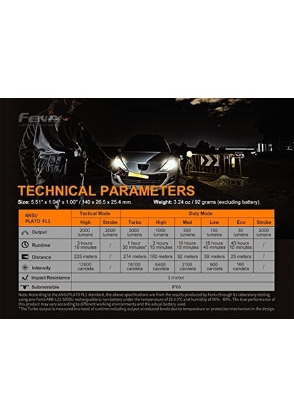 PD36 Tac 21700 Güçlendirilmiş Gelişmiş Taktik Şarj Edilebilir El El fiyatları