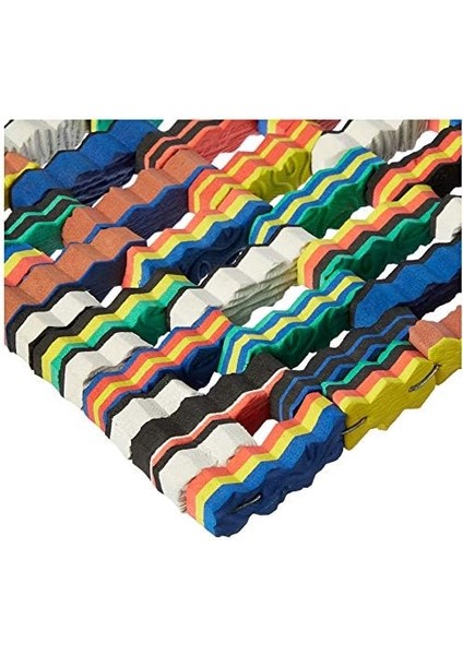 PML1001 Geri Dönüştürülmüş Parmak Arası Kapı Paspası, Tek Boyut, Çok Renkli modelleri