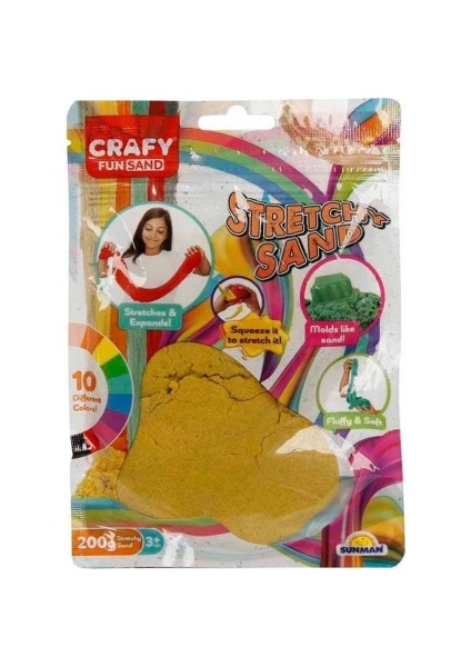 3600 Crafy Streç Oyun Kumu Sarı 200 G fiyatları