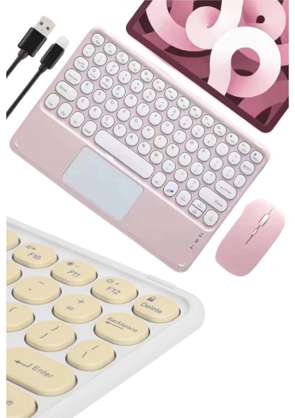 Bfs Bluetooth Touchpad Klavye 10.9 Inch Kablosuz Wifi Q Klavye Slim fırsatları