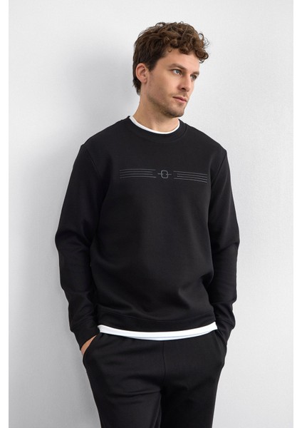 Pamuklu Regular Fit Bisiklet Yaka Sweat Erkek Sweat B35W12032 102