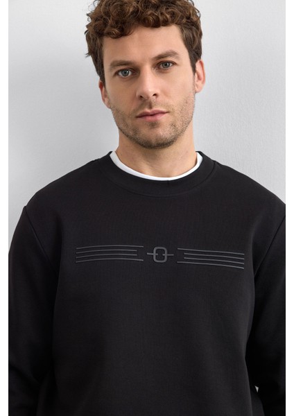 Pamuklu Regular Fit Bisiklet Yaka Sweat Erkek Sweat B35W12032 102 fırsatları