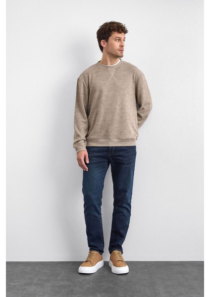 Regular Fit Bisiklet Yaka Basic Sweat Erkek Sweat B35W12015 160 fiyatları